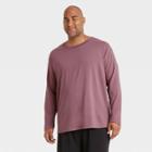 Men's Big & Tall Long Sleeve Performance T-shirt - All In Motion Grape