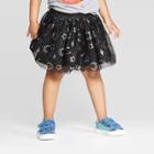 Toddler Girls' Star And Moon Tutu Skirt - Cat & Jack Black, Toddler Girl's,