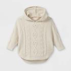 Toddler Girls' Bear Pullover Sweater - Cat & Jack Cream