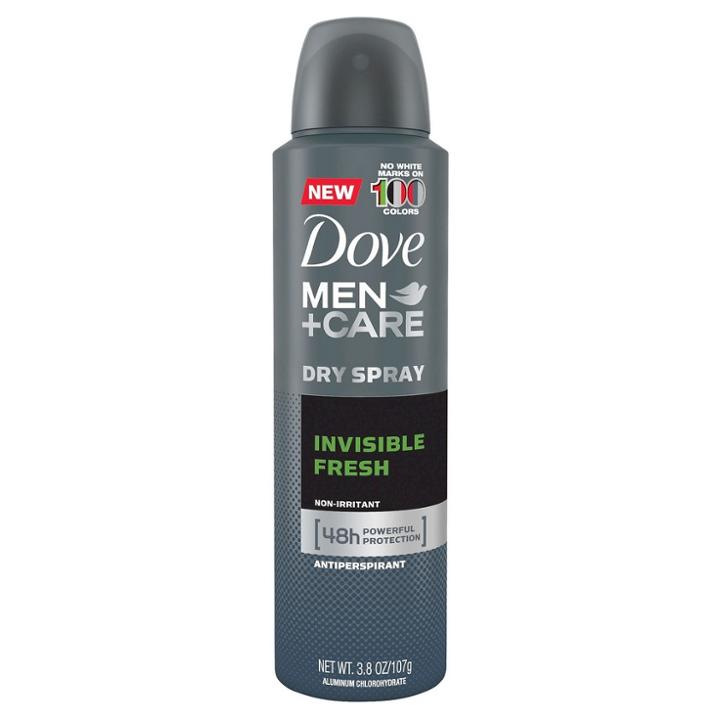 Dove Men+care Dove Men + Care No White Marks Antiperspirant Dry Spray Invisible Fresh