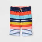 Boys' Striped Swim Trunks - Cat & Jack