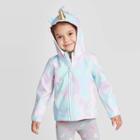Toddler Girls' Unicorn Softshell Jacket - Cat & Jack Blue/pink 12m, Toddler Girl's,