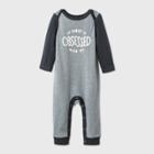 Baby Obsessed Family Romper - Cat & Jack Gray Newborn