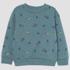 Toddler Boys' Cars Pullover Fleece Graphic Sweatshirt - Blue