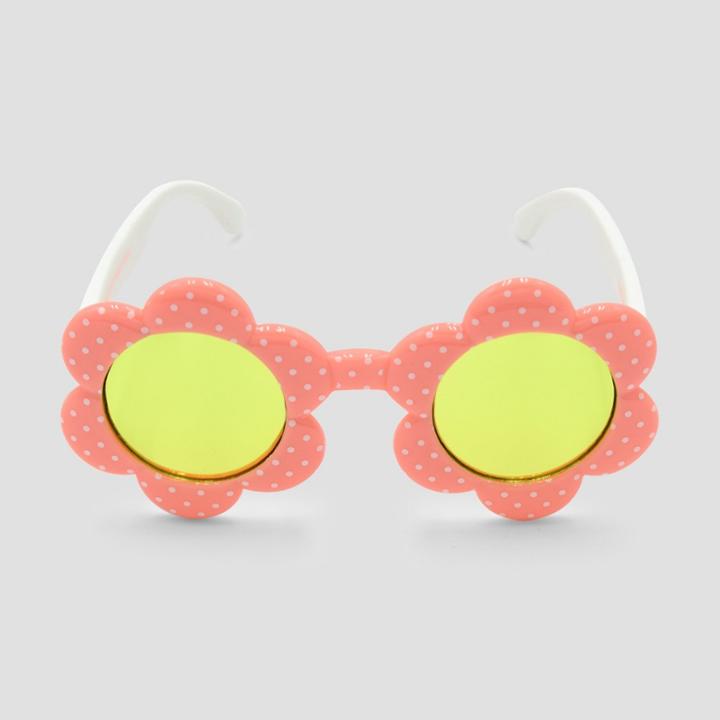 Baby Girls' Flower Sunglasses - Cat & Jack Pink