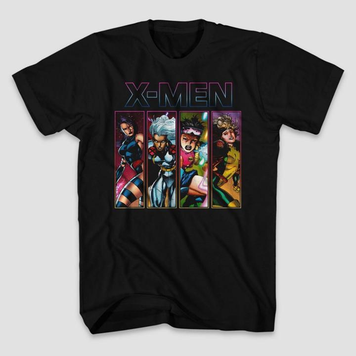 Men's Marvel X-men Short Sleeve Graphic T-shirt - Black