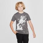 Petiteboys' Short Sleeve Cat Guitar Graphic T-shirt - Cat & Jack Gray L, Boy's,
