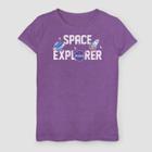 Girls' Nasa Space Explorer T-shirt - Purple