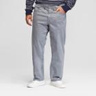 Men's Big & Tall Slim Straight Fit Twill Pants - Goodfellow & Co Dark Gray
