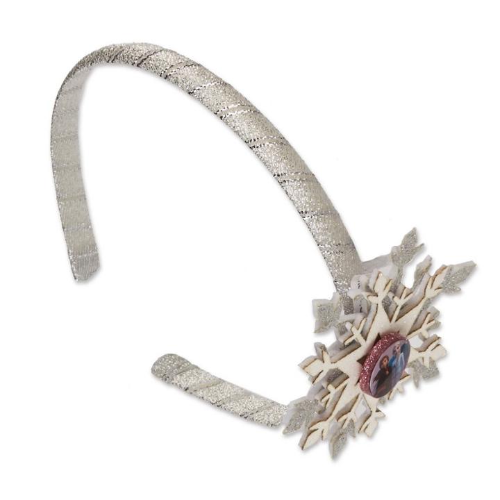 Scunci Frozen Plastic Headband With Snowflake