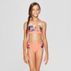 Girls' Maui On My Mind Bikini Set - Art Class Coral