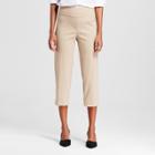 Women's Pull-on Two-pocket Cropped Pants - Zac & Rachel - Chino
