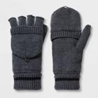 Men's Fleece Lined Convertible Gloves - Goodfellow & Co Gray