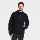 Men's Standard Fit Collared Sweatshirt - Goodfellow & Co Black