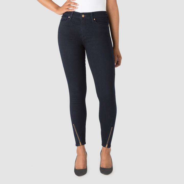 Denizen From Levi's Women's High-rise Ankle Skinny Jeans - Dark Wash