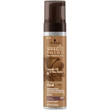 Smooth 'n Shine Curl Camellia Oil & Shea Butter Detangling Foam