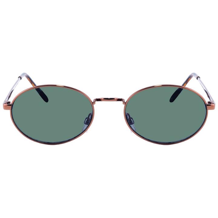 Women's Small Oval Metal Sunglasses - Wild Fable Brown