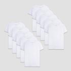 Fruit Of The Loom Boys' Solid 10pk Shirt - White