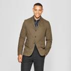 Target Men's Washed Twill Blazer - Goodfellow & Co Olive (green)
