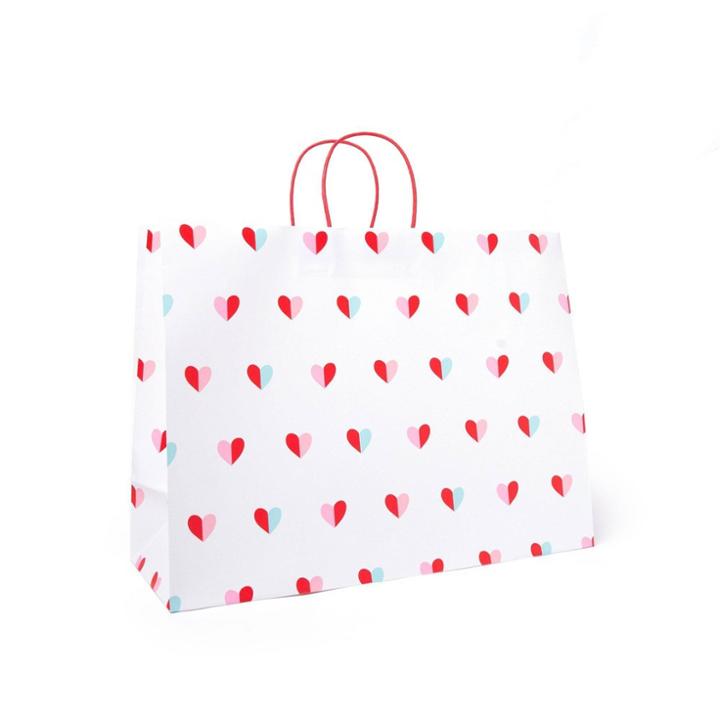 Spritz Large Gift Bag With Hearts -