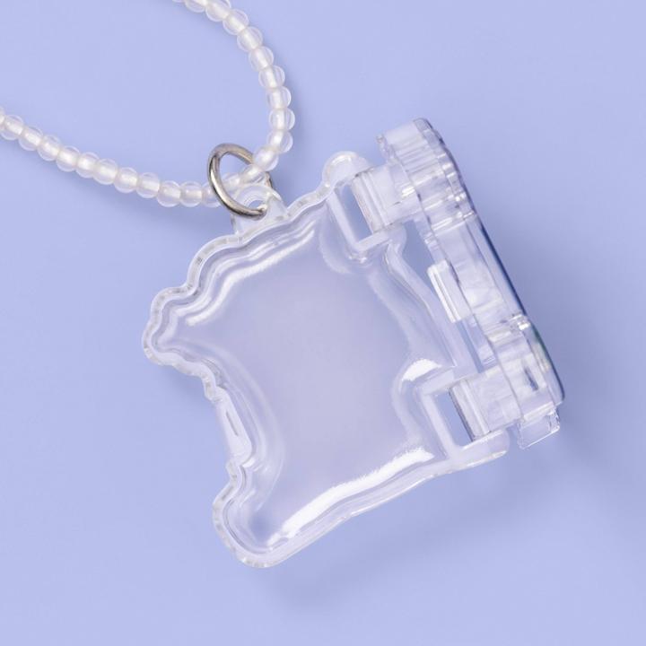 More Than Magic Berries & Cream Lip Gloss Necklace - Panda - 0.04oz - More Than