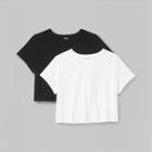 Women's Short Sleeve 2pk Bundle T-shirt - Wild Fable