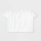 Men's 4+1 Bonus Pack Short Sleeve V-neck Undershirt - Goodfellow & Co White
