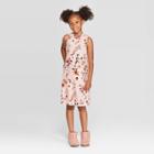 Girls' Mock Neck Tank Dress - Art Class Pink