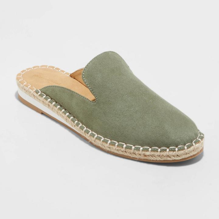 Women's Mae Espadrille Mules - Universal Thread Green