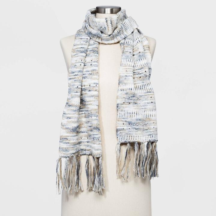 Women's Spacedye Scarf - Universal Thread Gray