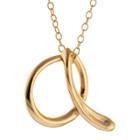 Target Women's Gold Plated Letter A Pendant - Gold