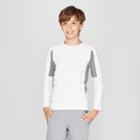 Boys' Power Core Compression Long Sleeve Crew - C9 Champion White