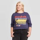 Women's Kodak Plus Size Long Sleeve T-shirt (juniors') - Blue 1x, Women's,