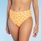 Sunn Lab Swim Women's Ploka Dot Bikini Bottom - Sunn Lab Yellow