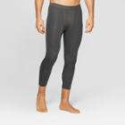 Men's Cropped Compression Tights - C9 Champion Charcoal (grey)