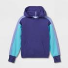 Girls' Colorblock Zip-up Sweatshirt - All In Motion Purple