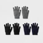 Women's 3pk Tech Touch Gloves - Wild Fable Xavier Navy