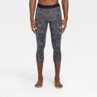 All In Motion Men's Fitted Camo Print 3/4 Tights - All In