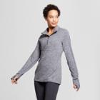 Women's Run 1/2 Zip Pullover - C9 Champion Dark Heather Gray