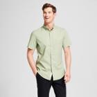 Men's Slim Fit Short Sleeve Button-down Shirt - Goodfellow & Co Pioneer