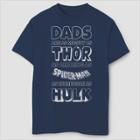 Boys' Marvel Dads Short Sleeve T-shirt - Navy