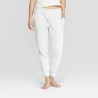 Women's Brushed Fleece Lounge Jogger Pants - Stars Above Gray