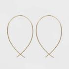 Wire Earrings - Universal Thread Gold, Women's