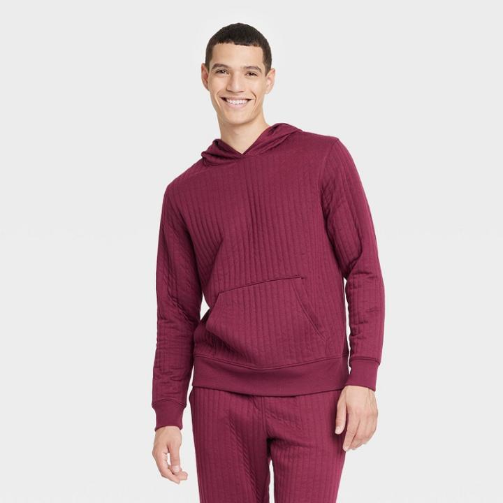 Men's Regular Fit Hoodie - Goodfellow & Co Red