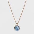 Semi Precious Druzzy Necklace - Universal Thread Blue/gold