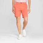 Men's 7 Linden Flat Front Chino Shorts - Goodfellow & Co Sunbeam Pink