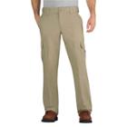 Dickies - Men's Big & Tall Regular Straight Fit Flex Twill Cargo Pants Desert 44x32, Desert