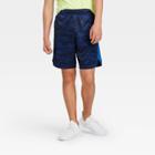 Boys' Basketball Camo Print Shorts - All In Motion Blue Xs, Boy's, Blue Green