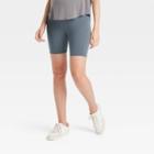 Over Belly Maternity Bike Shorts - Isabel Maternity By Ingrid & Isabel Gray