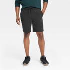 Men's 8 Regular Fit Pull-on Shorts - Goodfellow & Co Black